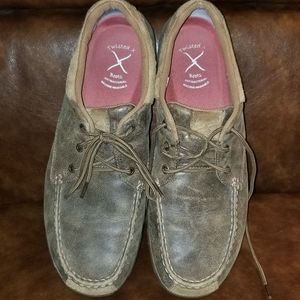 Mens Twisted X Low Top Driving Moccasins 13M